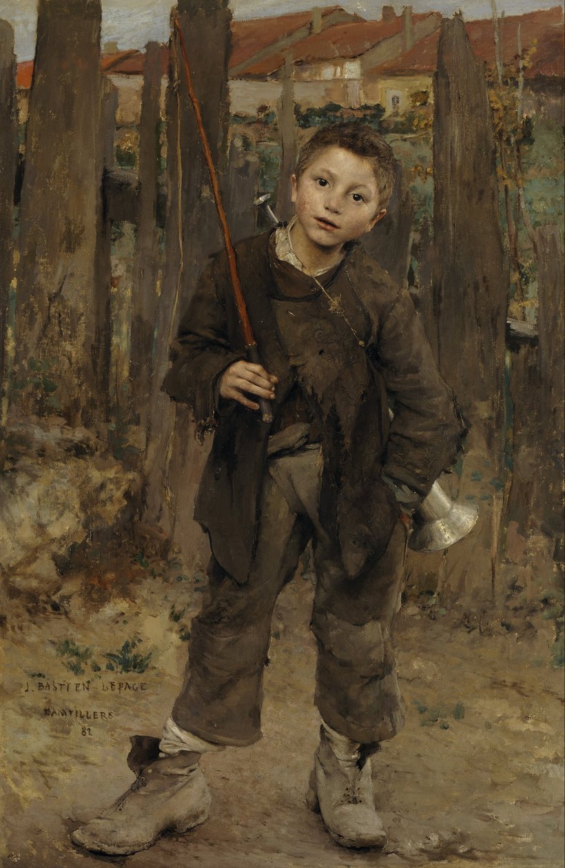 Pas Mèche Nothing Doing, 1882 alkotó: Jules Bastien Lepage