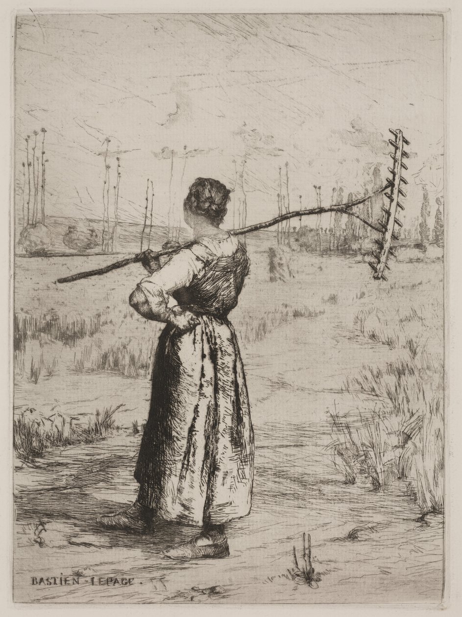 Visszatérés a mezőről (Retour des Champs) alkotó: Jules Bastien Lepage