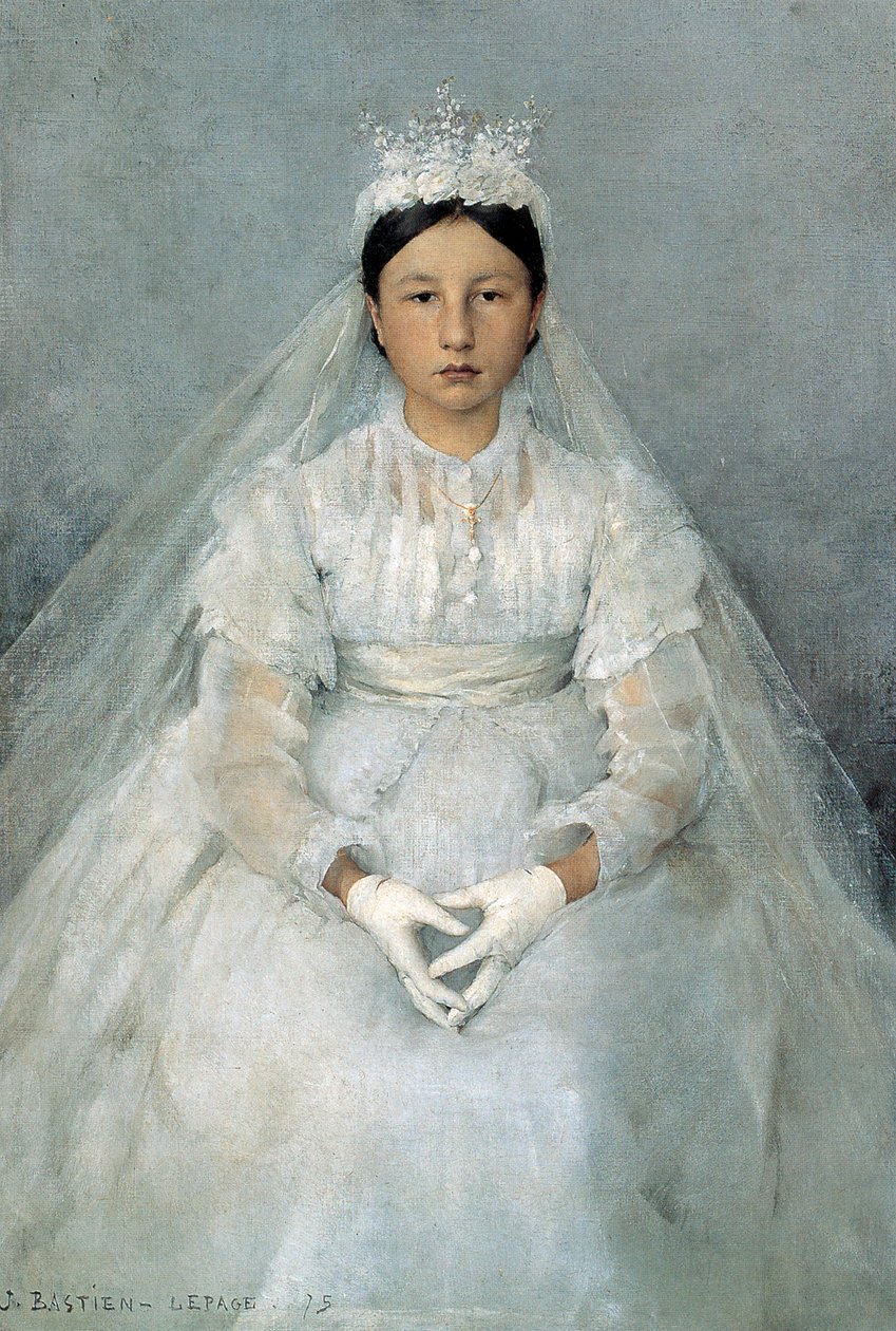 The Communicant, 1875. alkotó: Jules Bastien Lepage