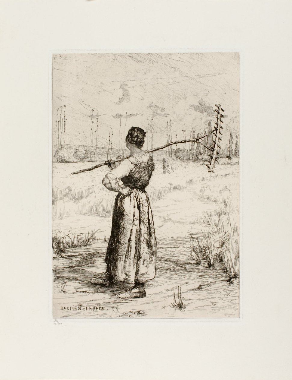 A visszatérés a mezőről alkotó: Jules Bastien Lepage