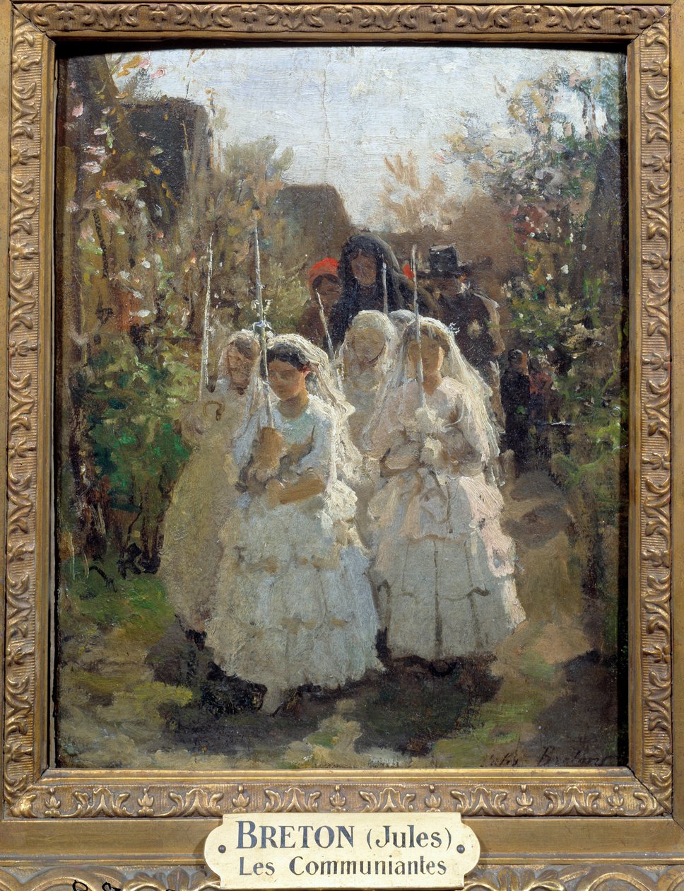 Jules Breton (1827-1905) az első áldozók a Courrieres-ben (olaj, karton) alkotó: Jules Breton