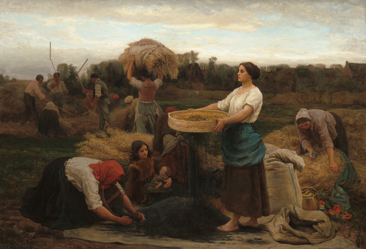 A repce (repce betakarítása) alkotó: Jules Breton