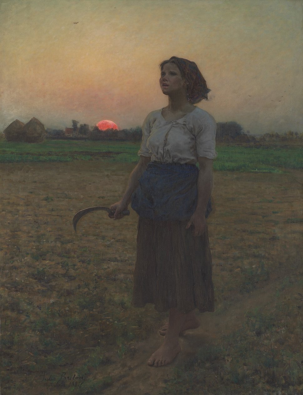 A pacsirta éneke, 1884 alkotó: Jules Breton
