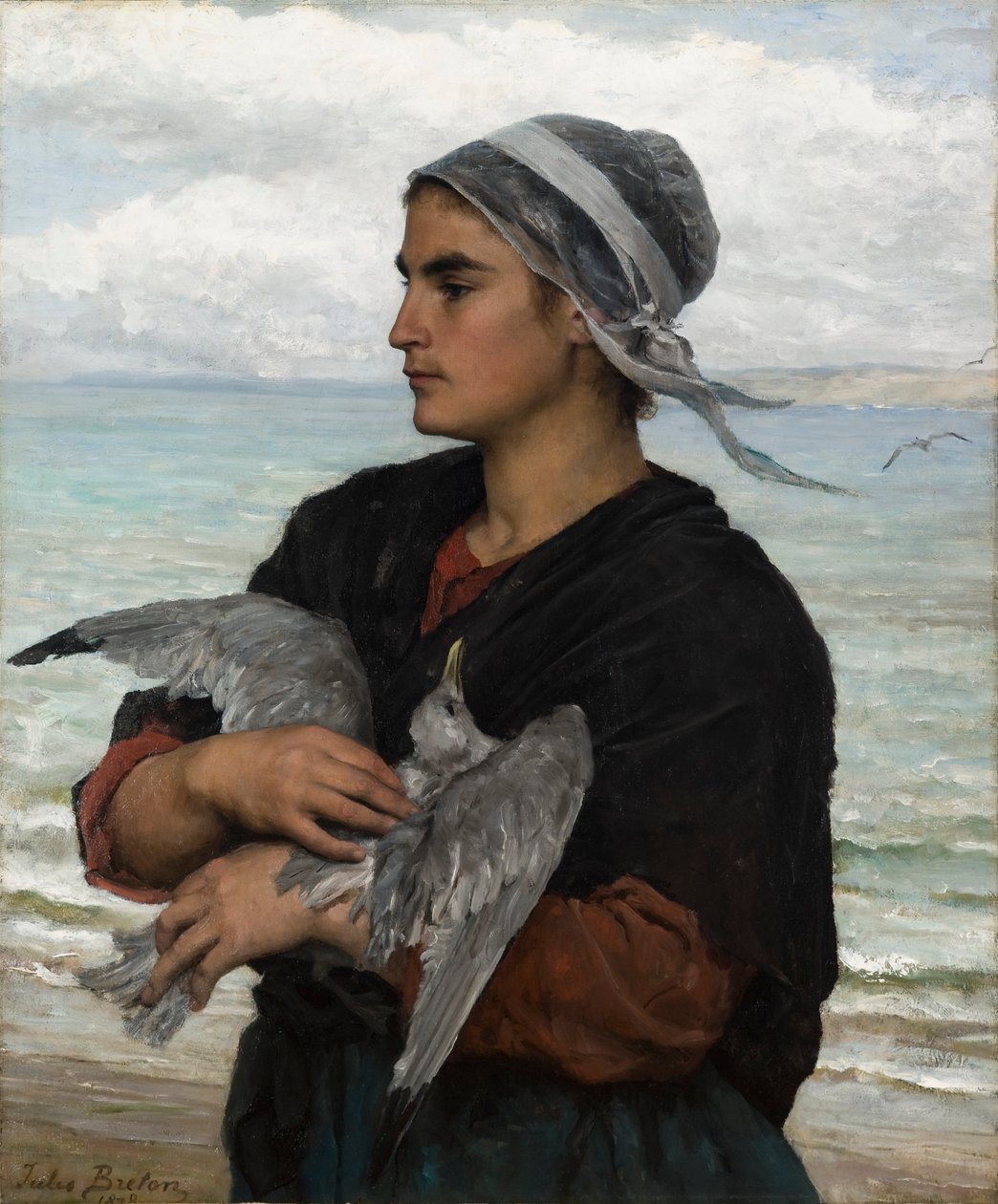 A Sebesült Sirály alkotó: Jules Breton