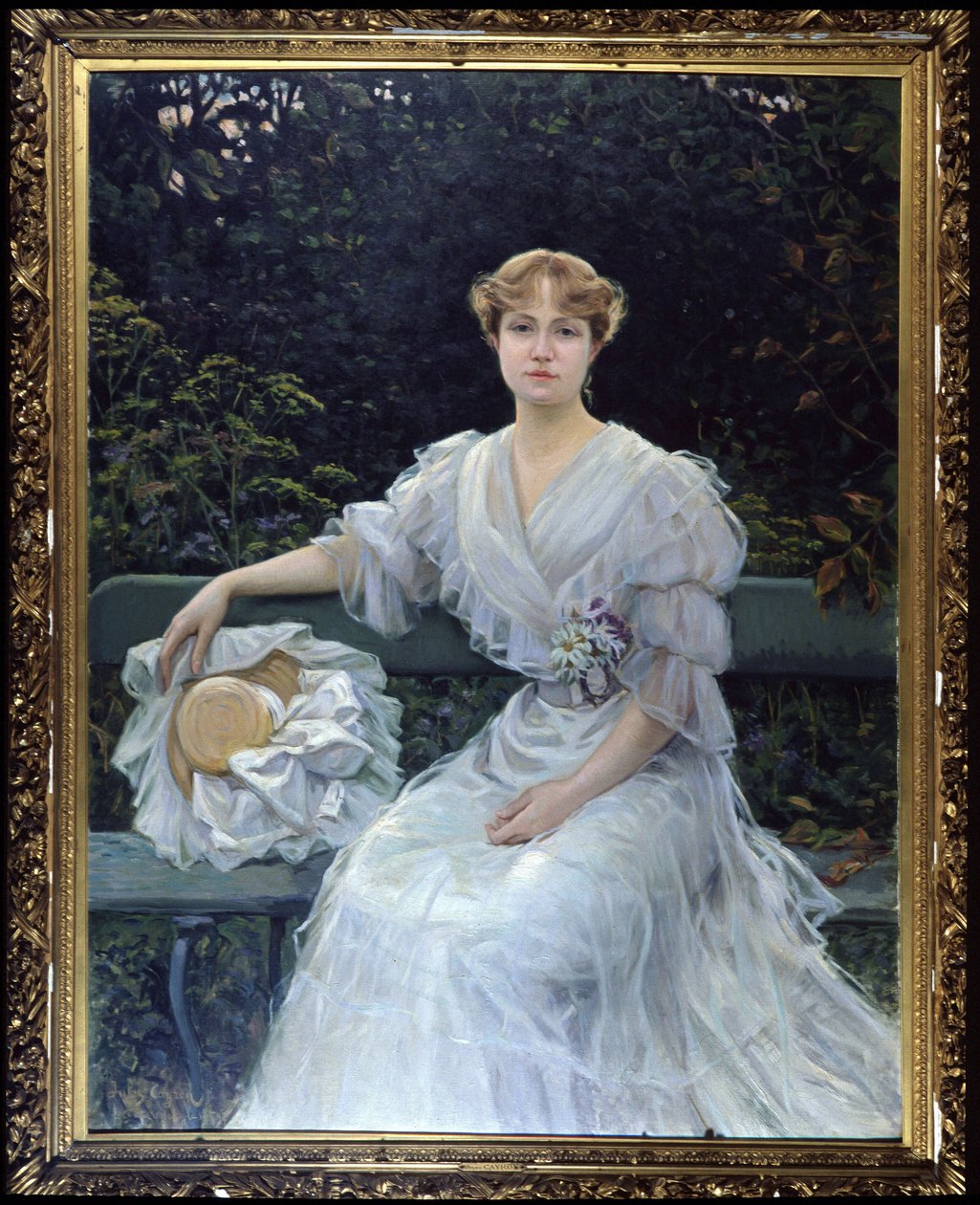 Marguerite Durand portréja – Jules Cayron festménye alkotó: Jules Cayron
