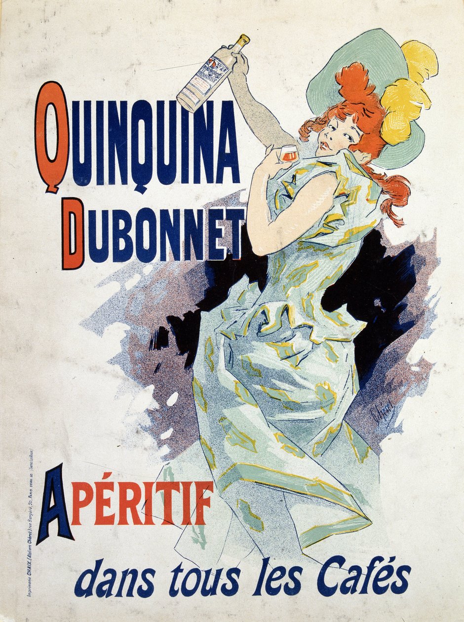 A Quinquina Dubonnet reklámplakátja – Jules Cheret alkotó: Jules Cheret