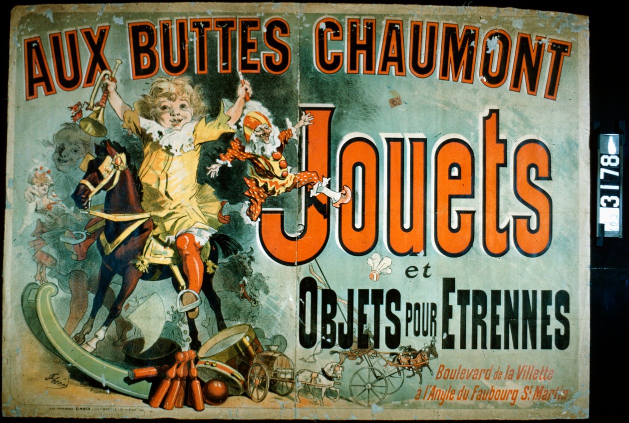 A Buttes Chaumontban, 1885 alkotó: Jules Cheret