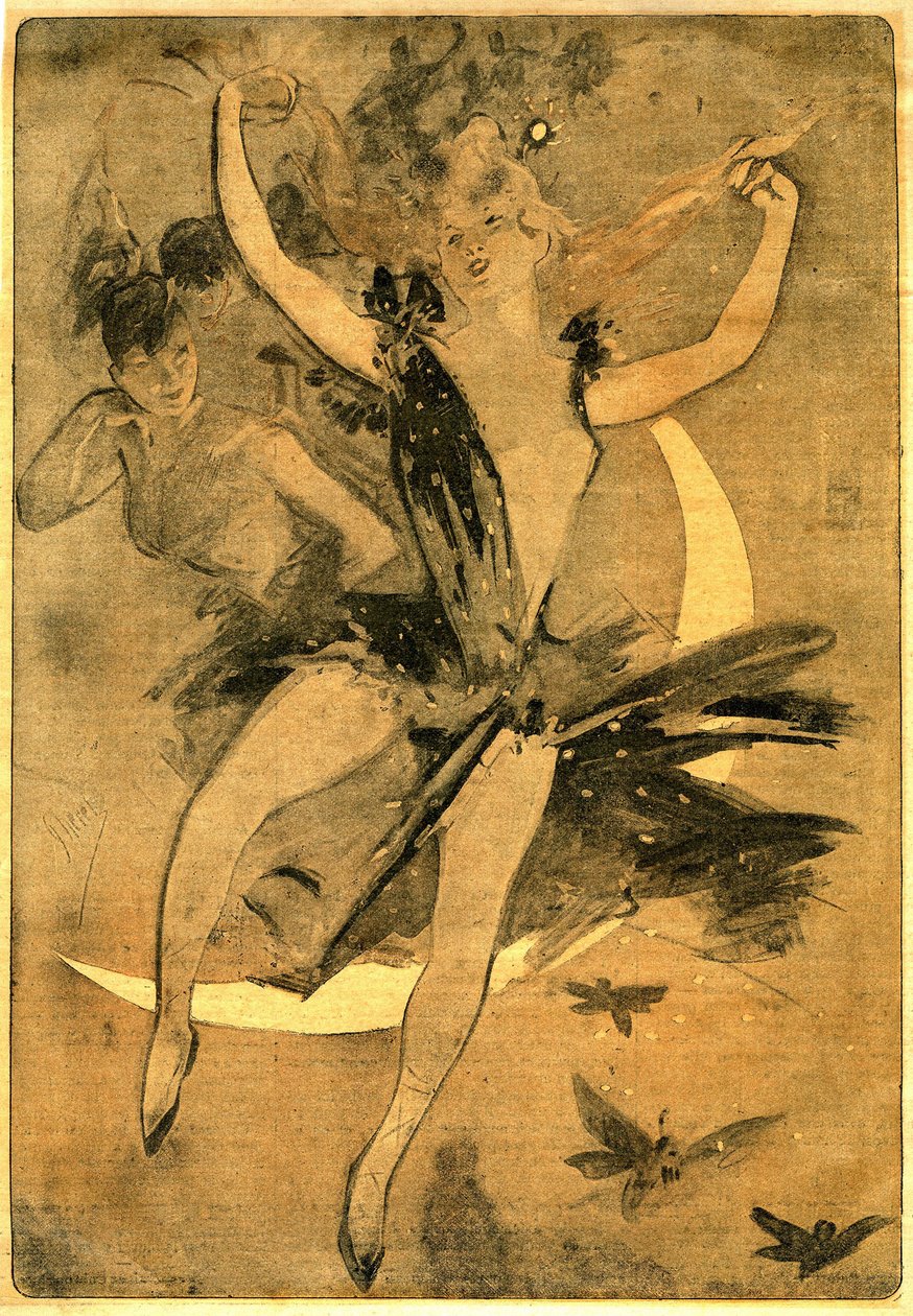 Jules Cheret rajza Felicien Champsaur „Lulu” című rajzával, regény és pantomim egy felvonásban (1900), bohóctáncost állít színpadra. A „Lulu”-t az egyik legjobb példának tartják annak, amit Franciaországban „cirkuszi irodalomnak” neveznek. alkotó: Jules Cheret