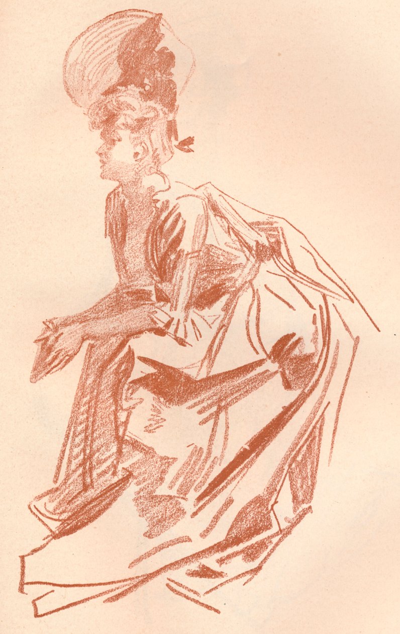 Rajz szangvinikus nyelven, c1900 1903-1904 alkotó: Jules Cheret