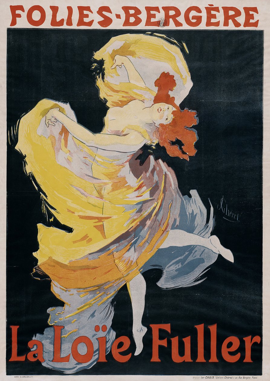 Loïe Fuller plakát alkotó: Jules Cheret