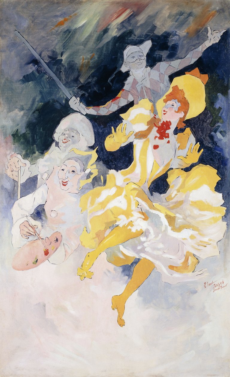 A szivárvány; A szivárvány, 1894 körül alkotó: Jules Cheret