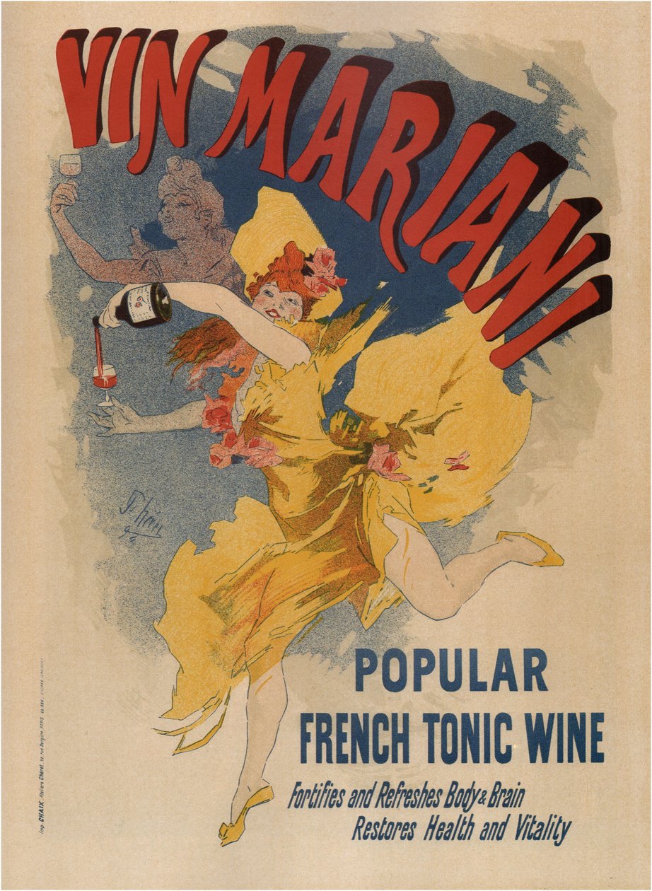 Vin Mariani alkotó: Jules Cheret