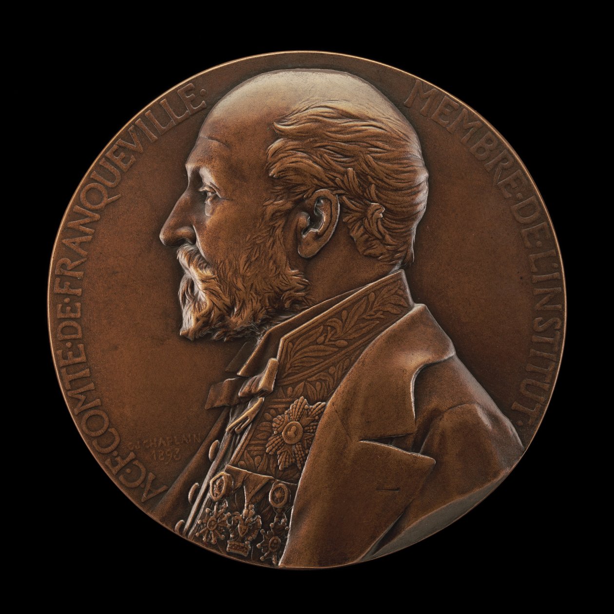 Amable-Charles Franquet, 1840-1919, Franqueville grófja, 1893. alkotó: Jules Clement Chaplain