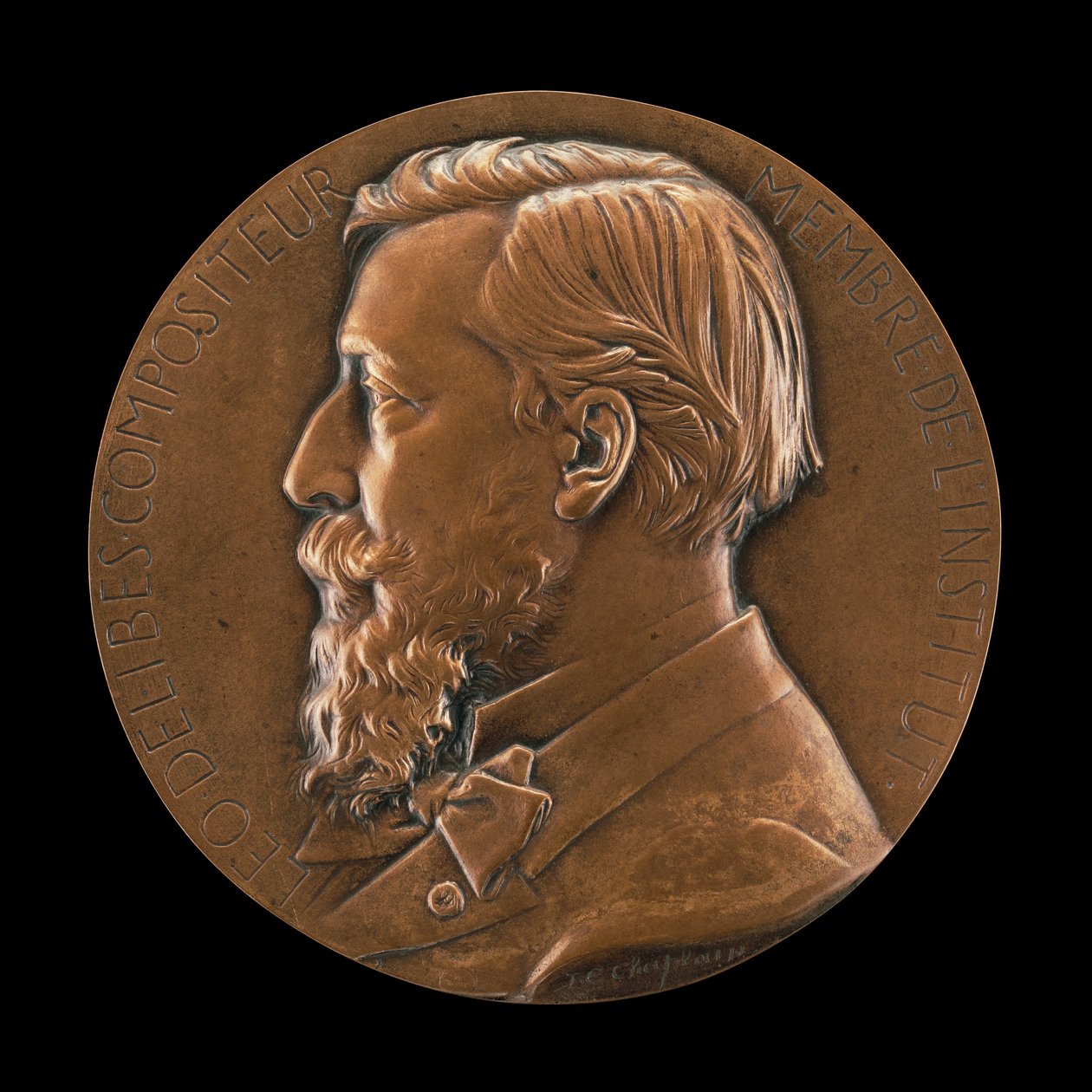 Leo Delibes, 1836-1891, zeneszerző, c. 1870. alkotó: Jules Clement Chaplain