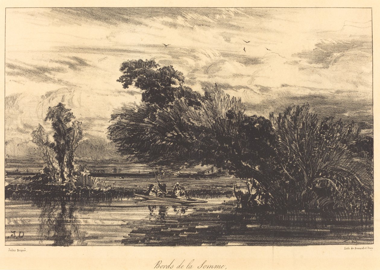 Bank of the Somme alkotó: Jules Dupré