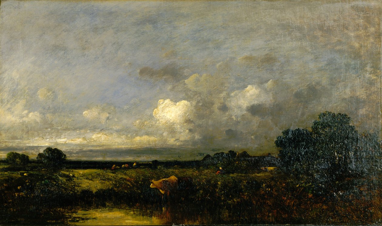 Táj tehénnel alkotó: Jules Dupré
