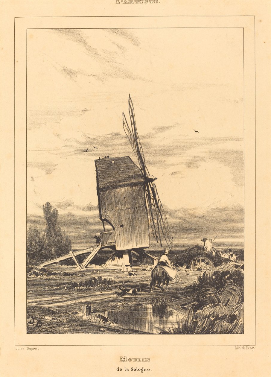 Sologne malma alkotó: Jules Dupré