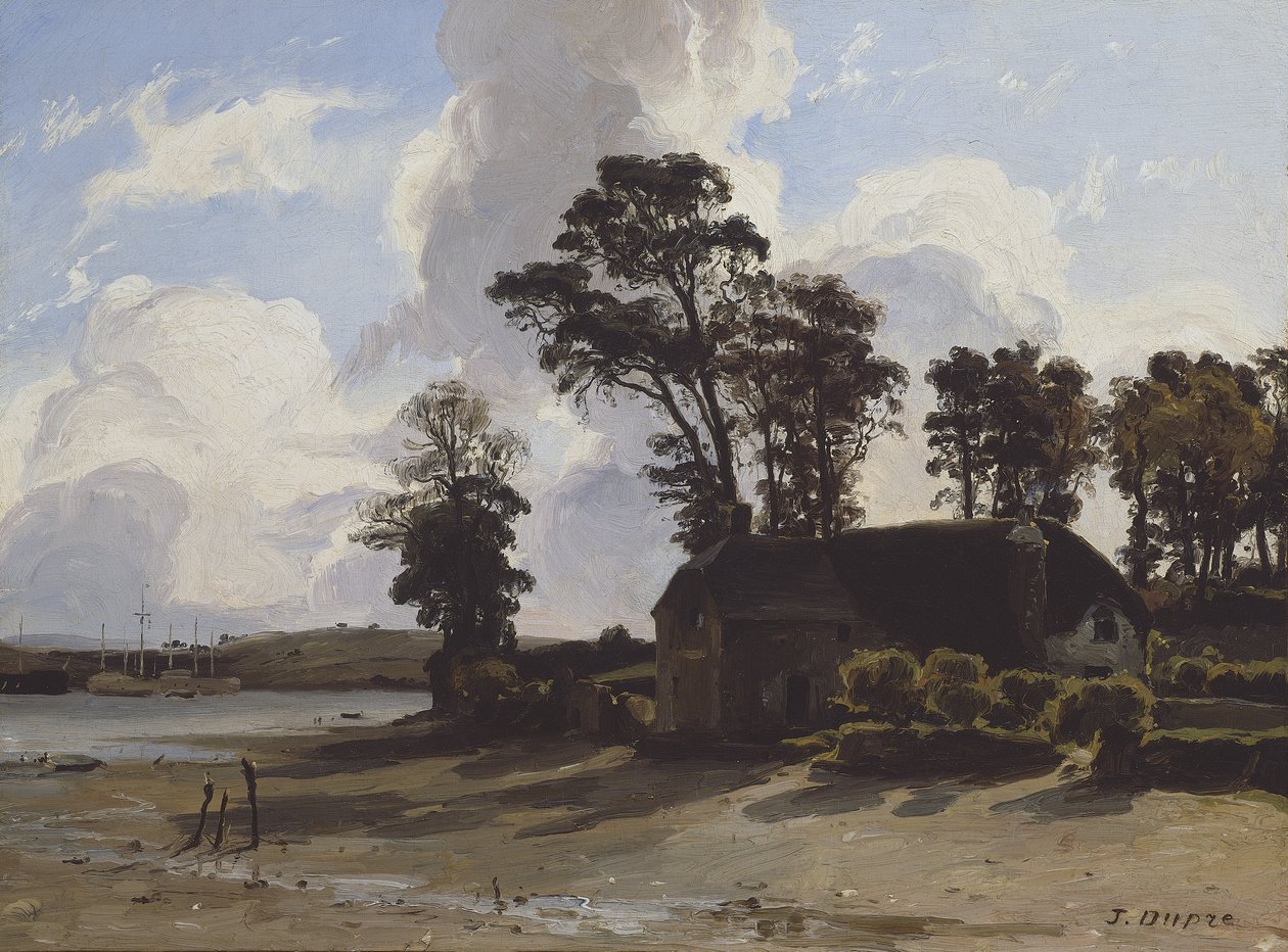 Torkolati tanya, 1830-35 alkotó: Jules Dupré