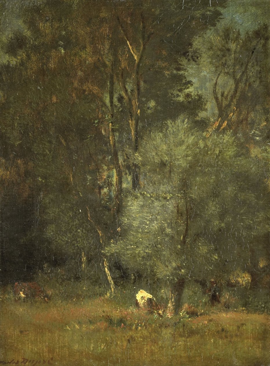 Kilátás az erdőben alkotó: Jules Dupré