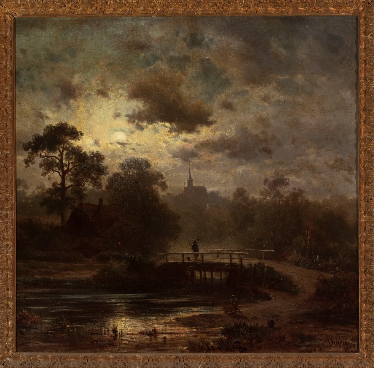 Táj holdfényben alkotó: Jules Dupré
