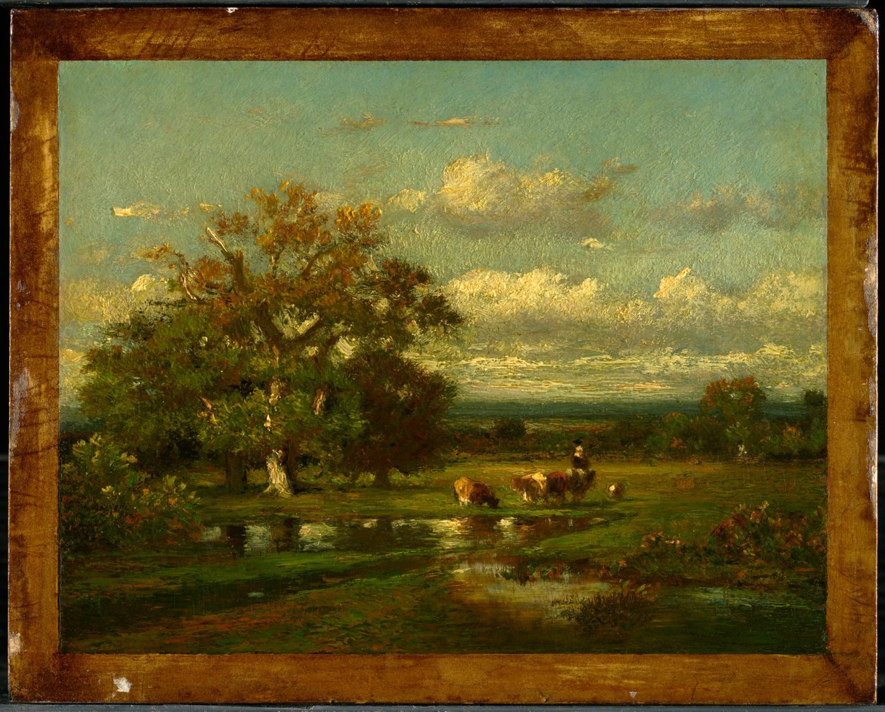 Táj szarvasmarhákkal alkotó: Jules Dupré