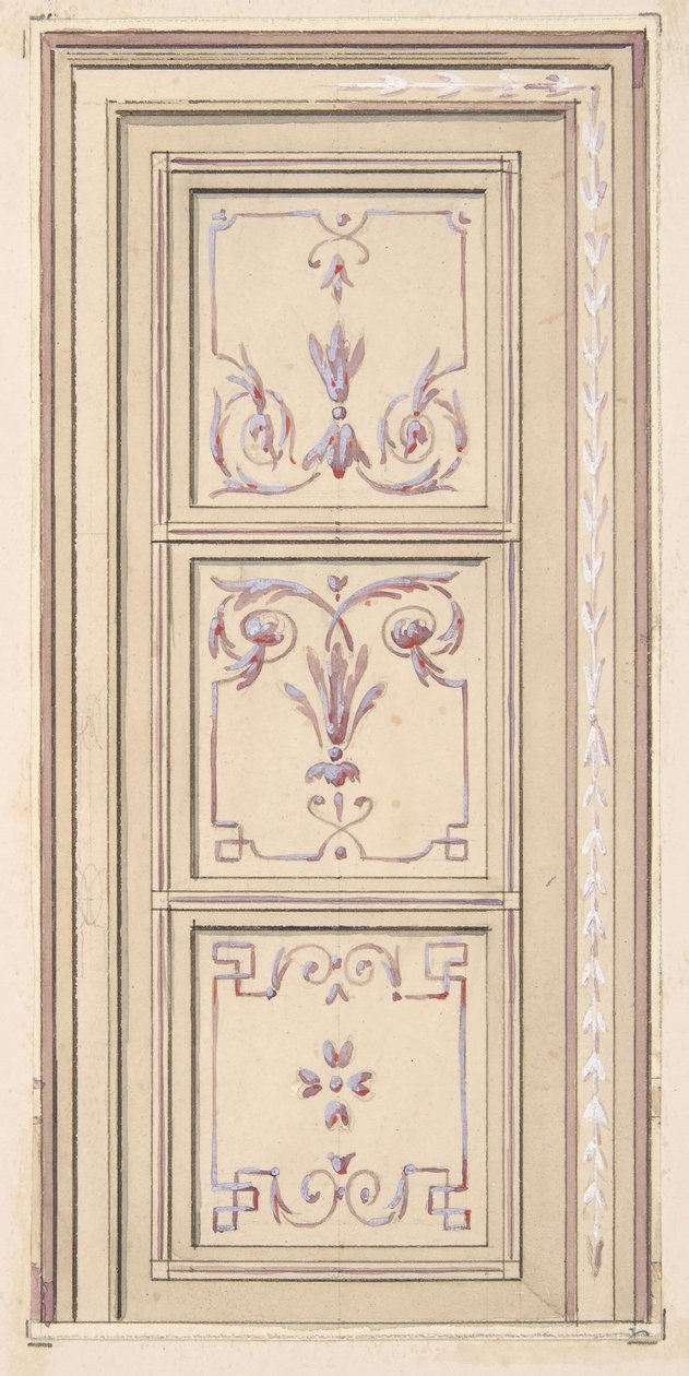 Mennyezet kialakítása, 19. század második fele. Alkotók: Jules-Edmond-Charles Lachaise, Eugène-Pierre Gourdet. alkotó: Jules Edmond Charles Lachaise and Eugène Pierre Gourdet