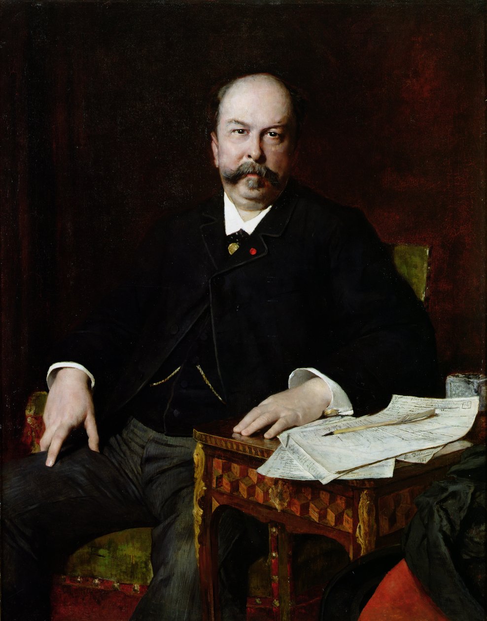 Henri Meilhac (1831-97) portréja alkotó: Jules Elie Delaunay