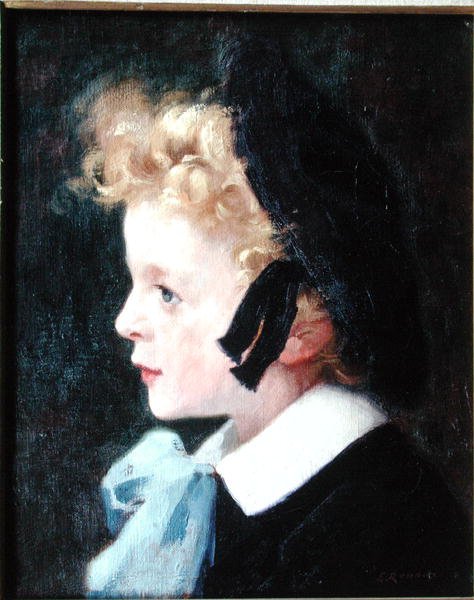 Marcel Renoux, a festő fia portréja alkotó: Jules Ernest Renoux