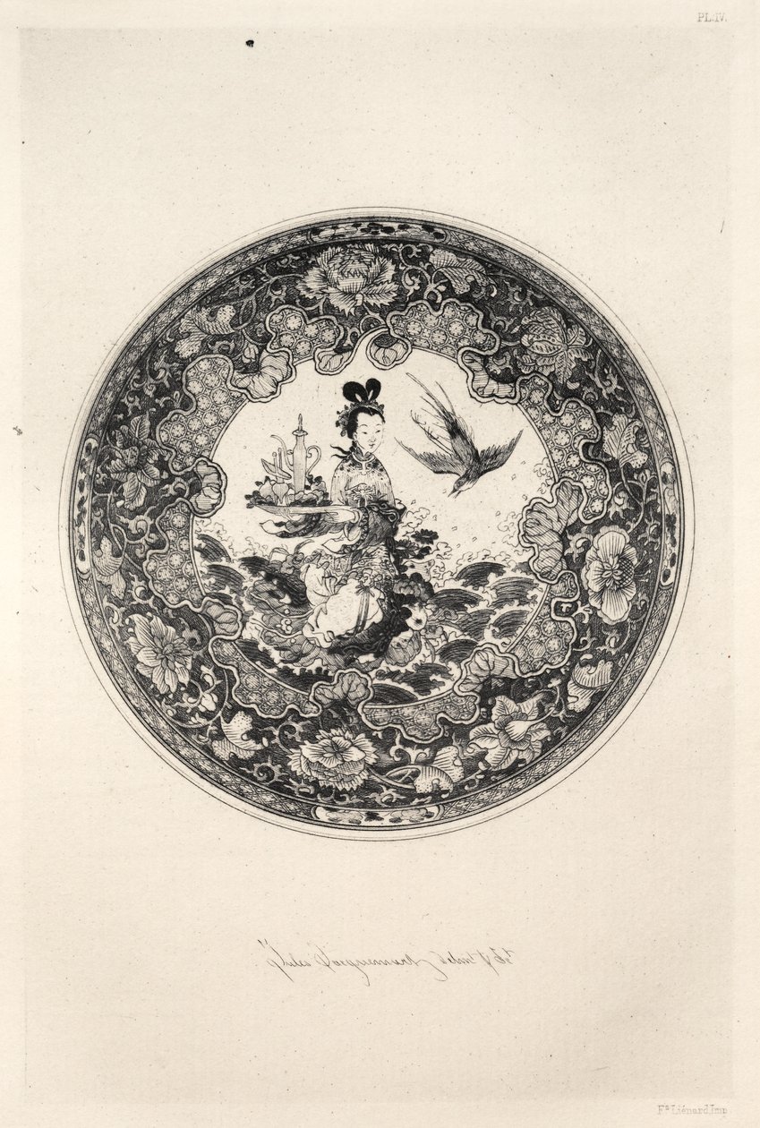 A kerámiaművészet története: A fazekasság leíró és filozófiai tanulmánya...V. tábla, 1877. alkotó: Jules Ferdinand Jacquemart