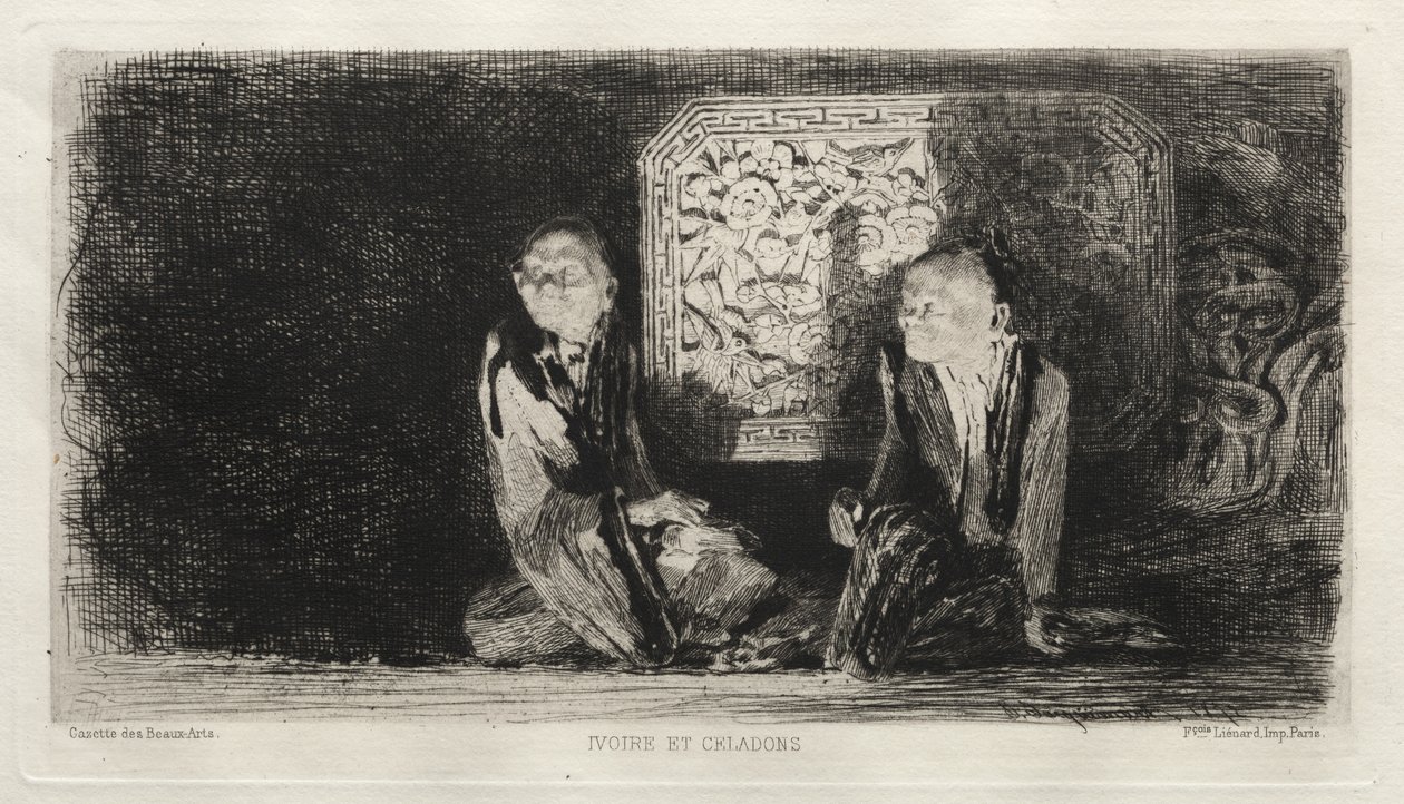 Elefántcsont és Celadon, 1872. alkotó: Jules Ferdinand Jacquemart