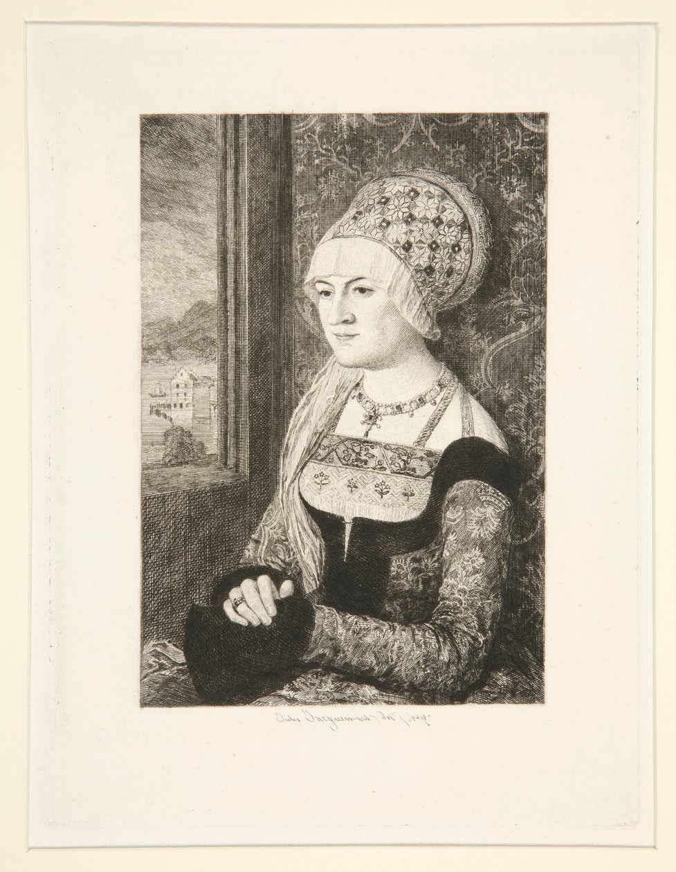 Egy nő portréja alkotó: Jules Ferdinand Jacquemart