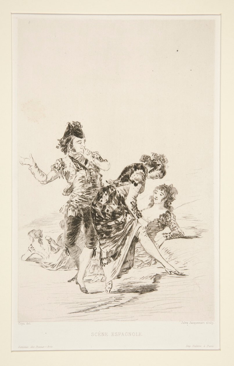Sc?ne espagnole (spanyol jelenet) alkotó: Jules Ferdinand Jacquemart