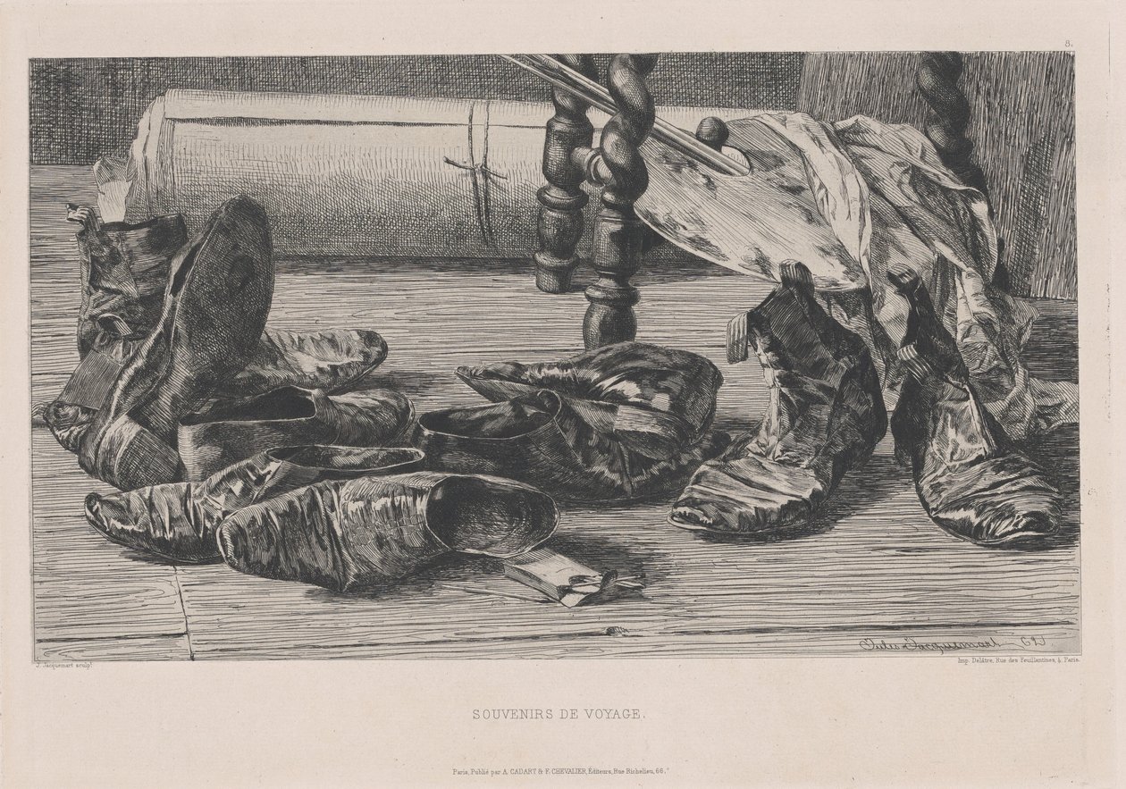 Utazási szuvenírek alkotó: Jules Ferdinand Jacquemart