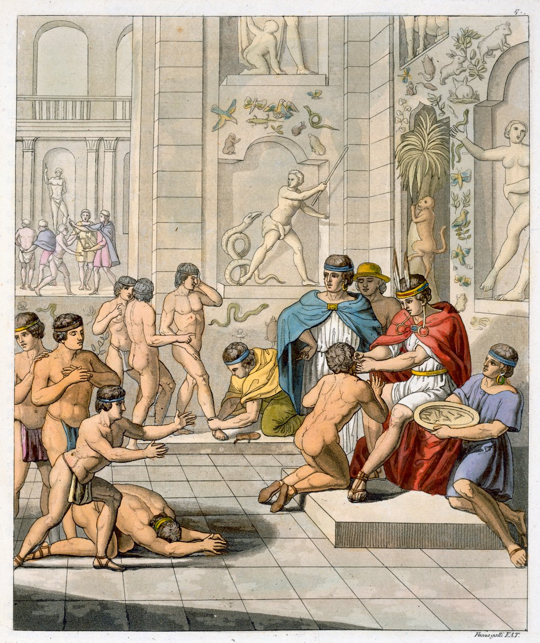 Ünnepség az inka fővárosban, Cuzcóban, Peruban, 1820-1839 alkotó: Jules Ferrario