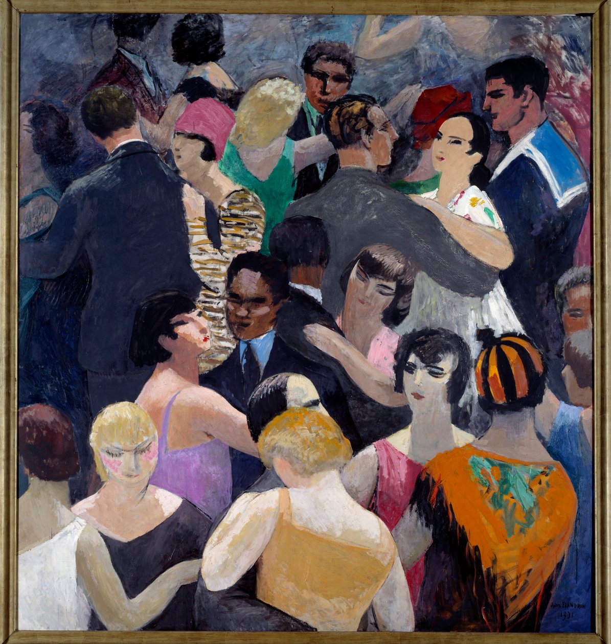 The Bal Bullier Couples of dancers at the famous ball is located on Rue de l