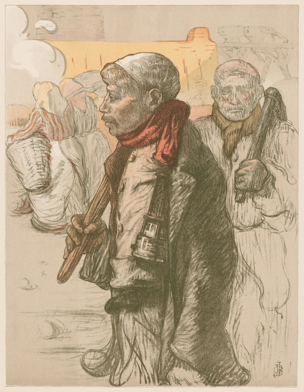 Au Pays Noir In the Black Country, c. 1898. alkotó: Jules Gustave Besson