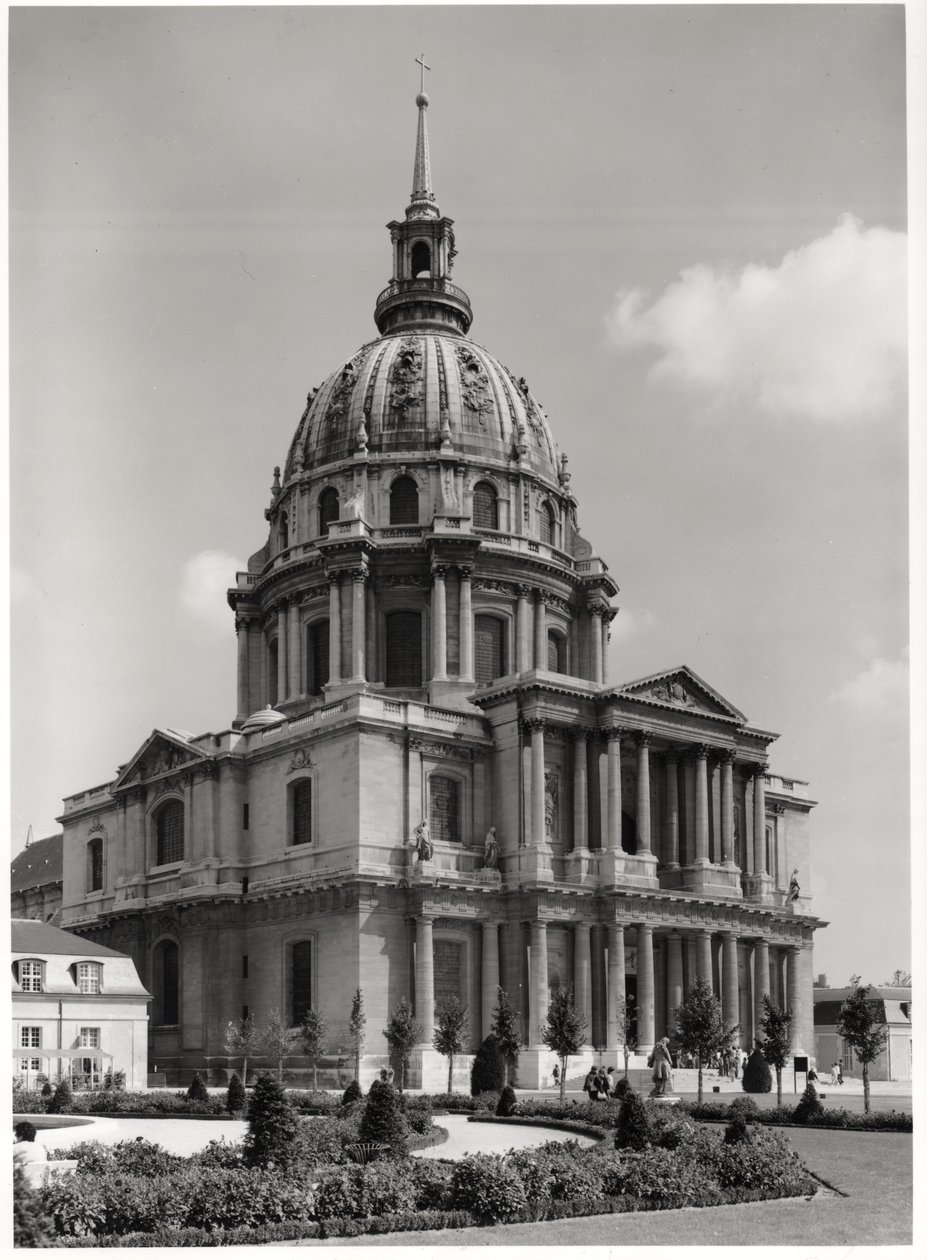 A Szent Lajos-templom homlokzata, Dome des Invalides, 1679-1706 alkotó: Jules Hardouin Mansart