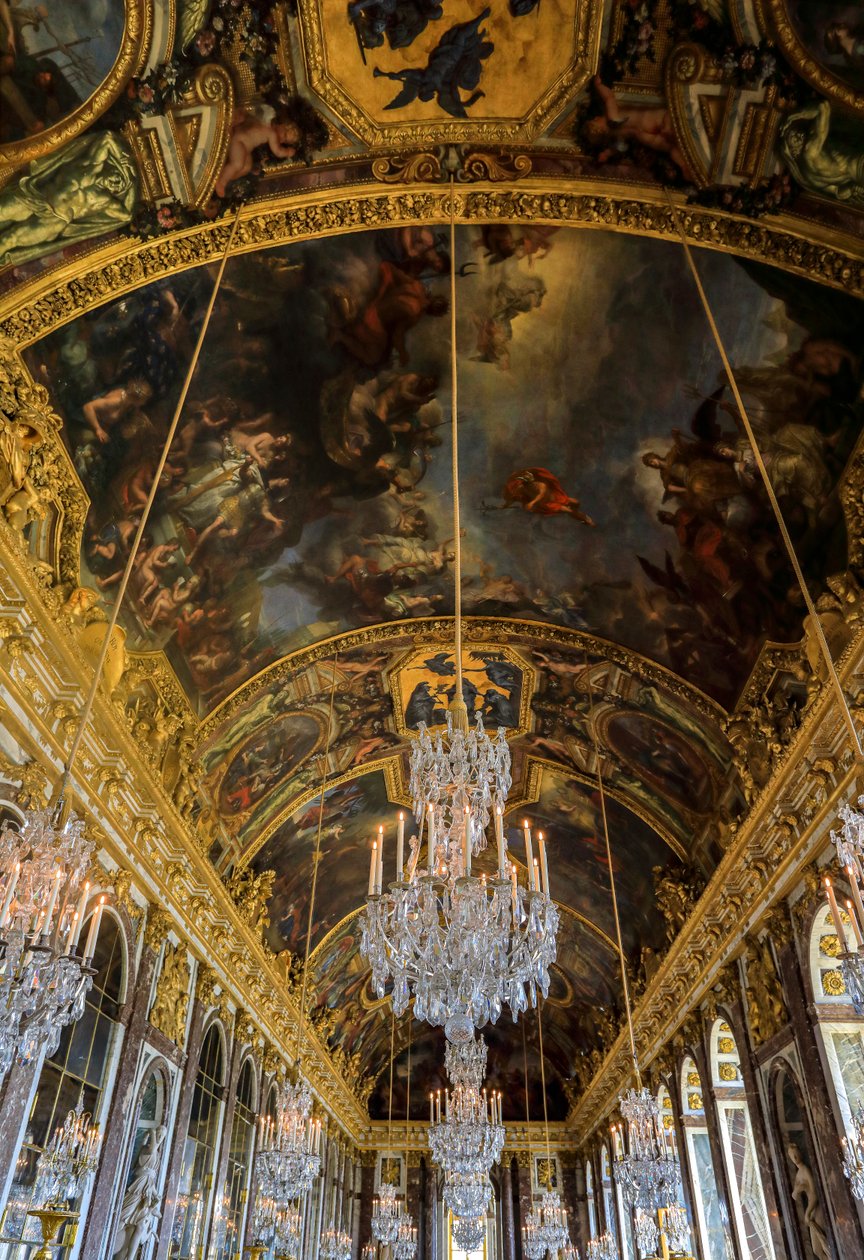 Tükörcsarnok, Versailles-i palota (fotó) alkotó: Jules Hardouin Mansart