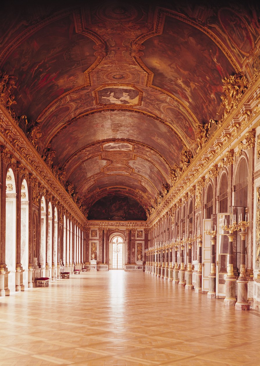 A Galerie des Glaces (Tükrök csarnoka) 1678-84 alkotó: Jules Hardouin Mansart