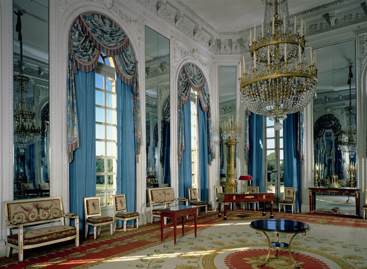 A Salon des Glaces (A tükrök szobája) a Grand Trianonban, 1687, 1962-66 között restaurálva alkotó: Jules Hardouin Mansart
