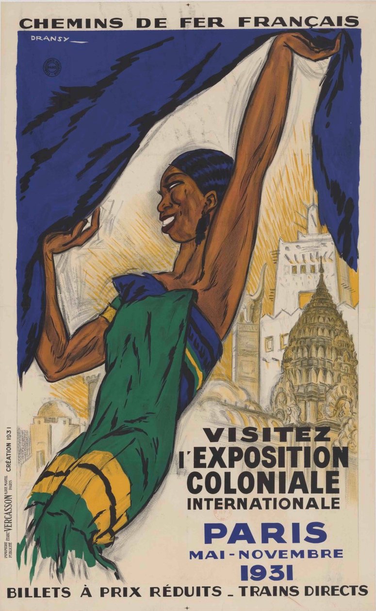 A Párizsi Gyarmati Kiállítás Nemzetközi Gyarmati Kiállítás, 1931. alkotó: Jules Isnard Dransy