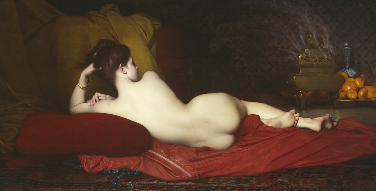 Odalisque, 1874 alkotó: Jules Joseph Lefebvre