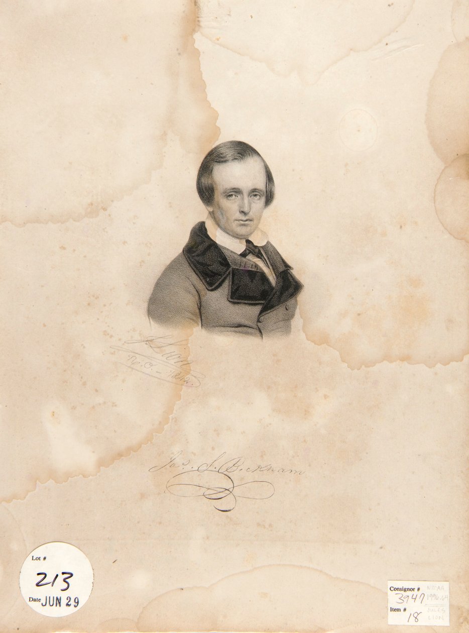 James S. Beckham portréja alkotó: Jules Lion