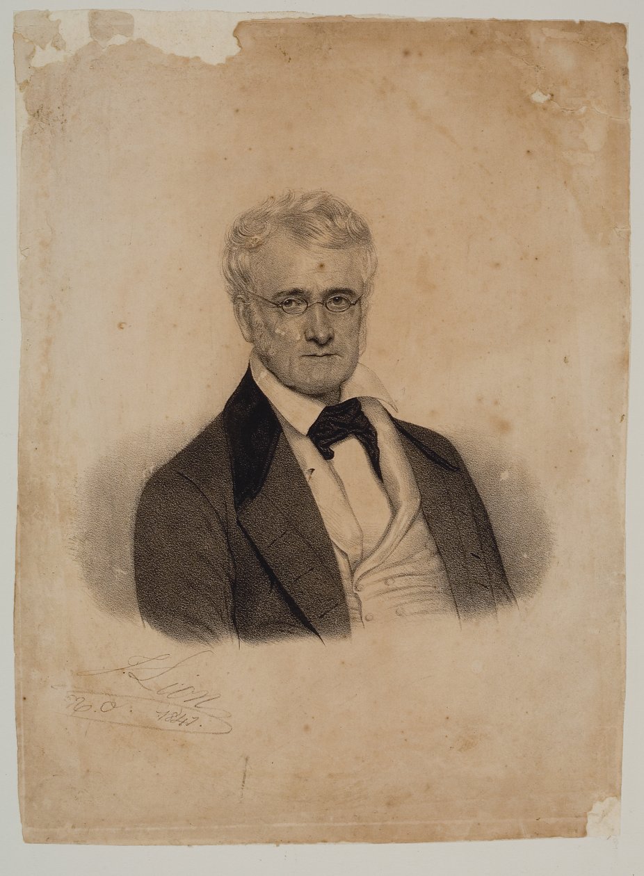 Egy férfi portréja (George Strawbridge) alkotó: Jules Lion
