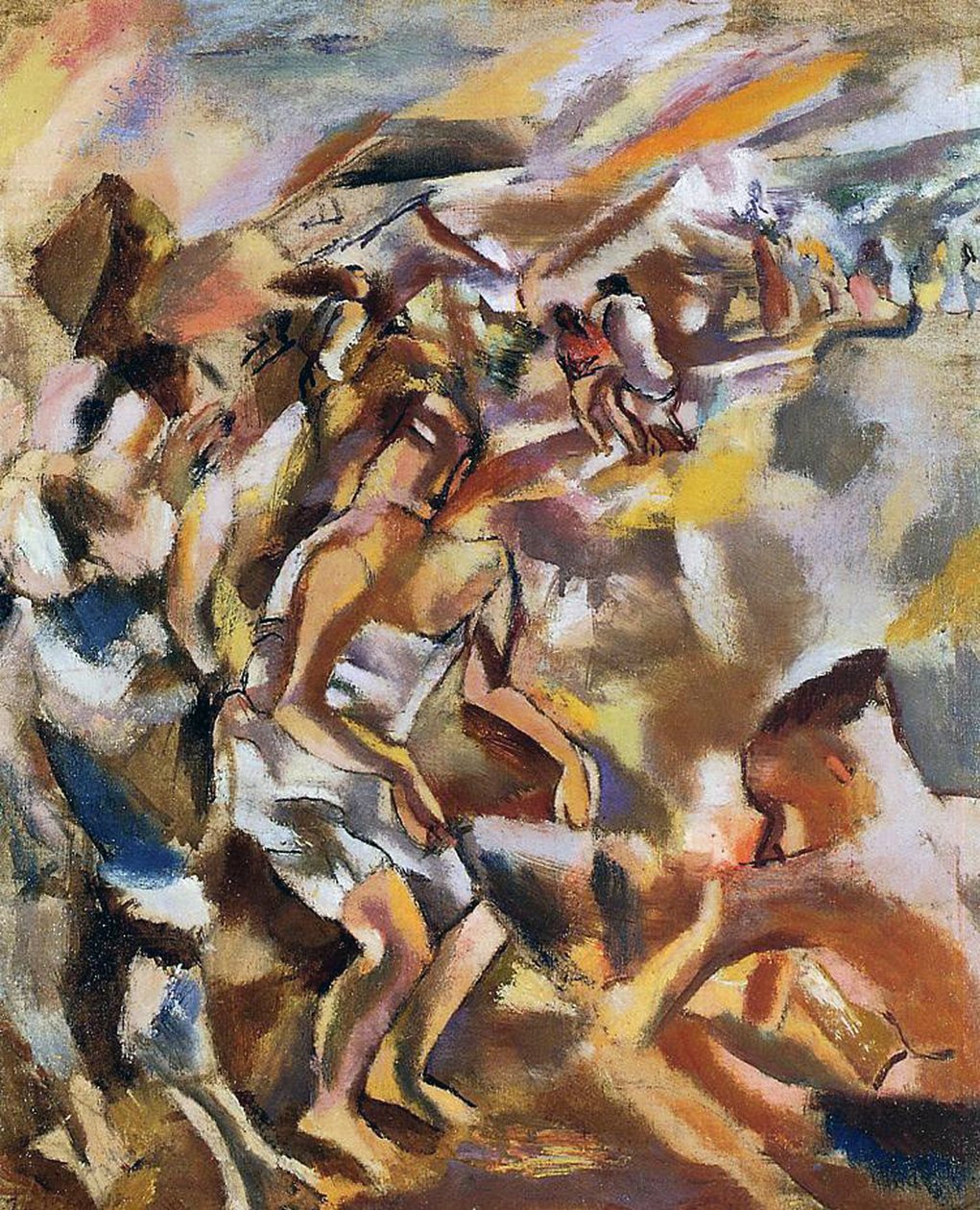 Kubai figurák, 1917 alkotó: Jules Pascin