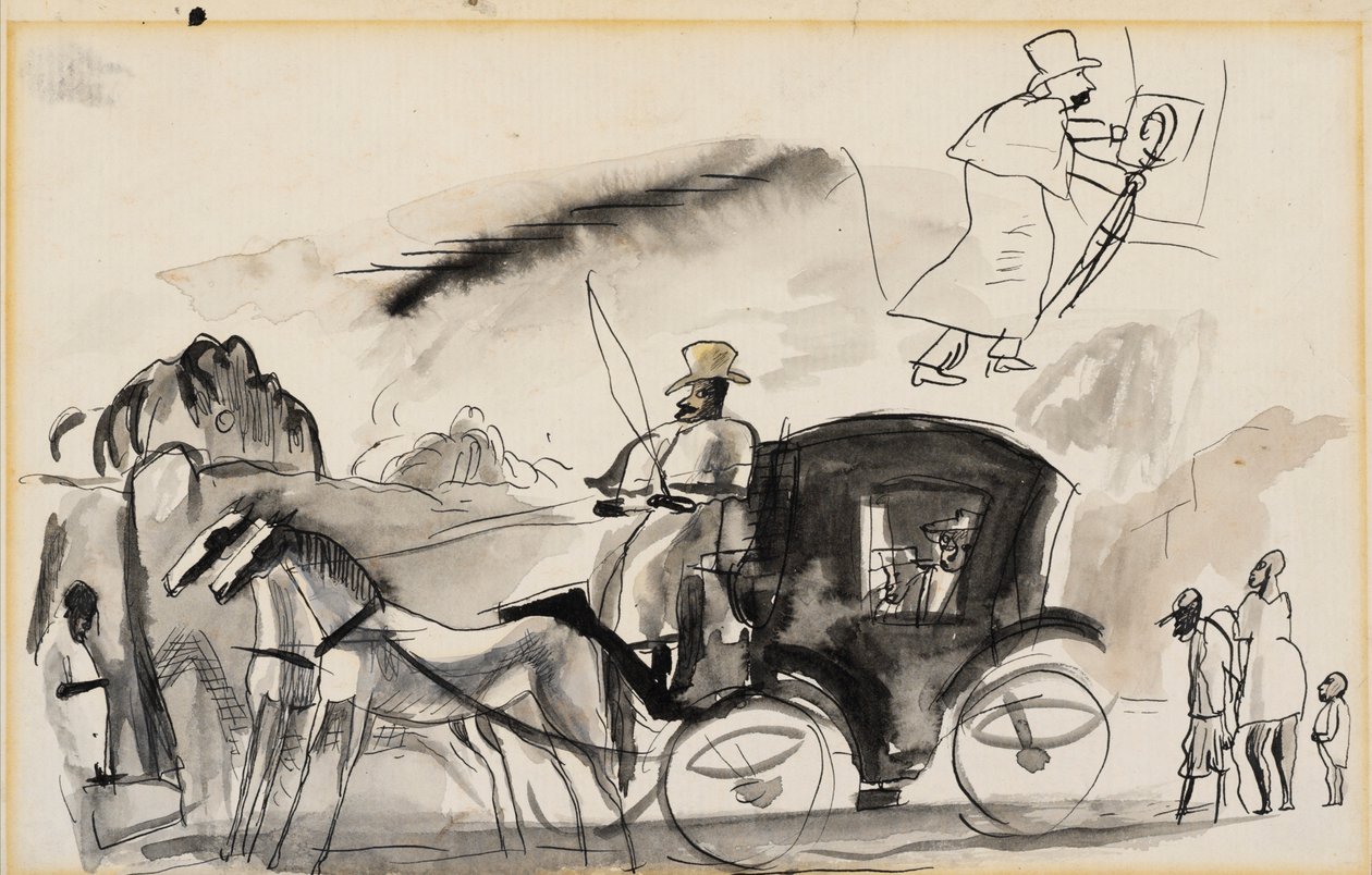 Számok fülkével (wc papíron) alkotó: Jules Pascin