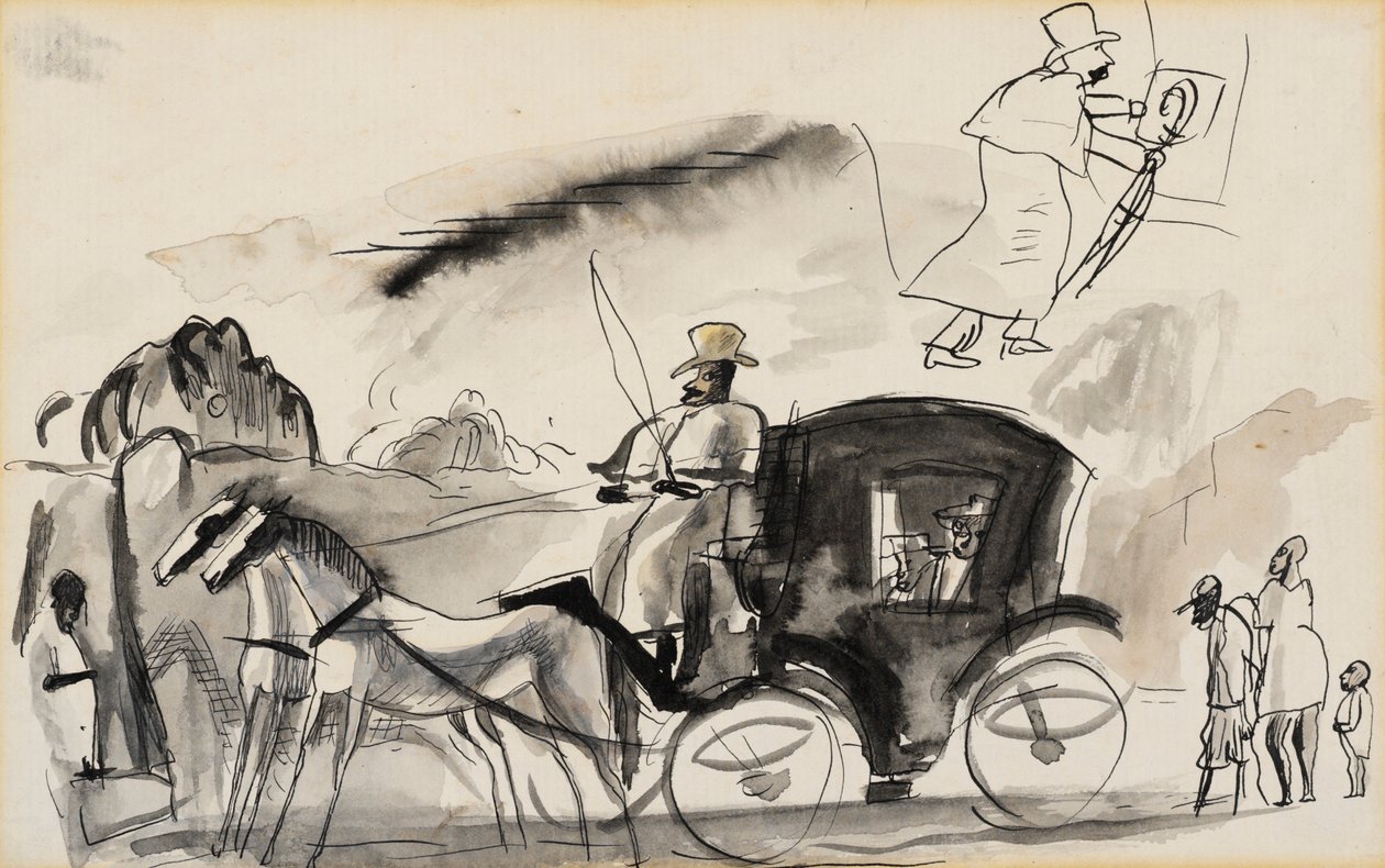 Figurák fülkével alkotó: Jules Pascin
