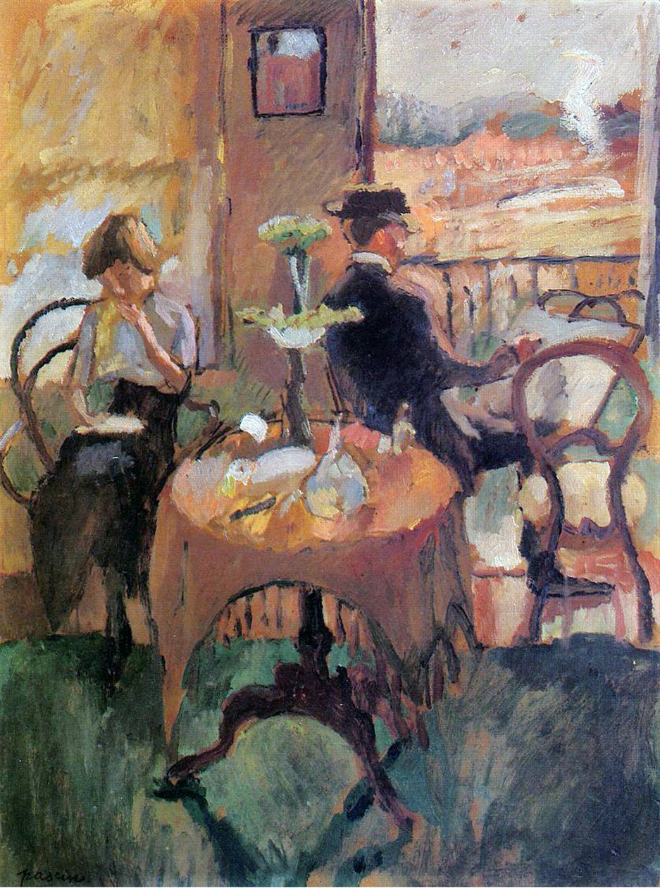 Belső, 1910 körül alkotó: Jules Pascin