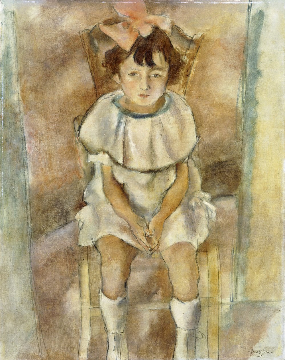 Kislány rózsaszínben, 1926 alkotó: Jules Pascin