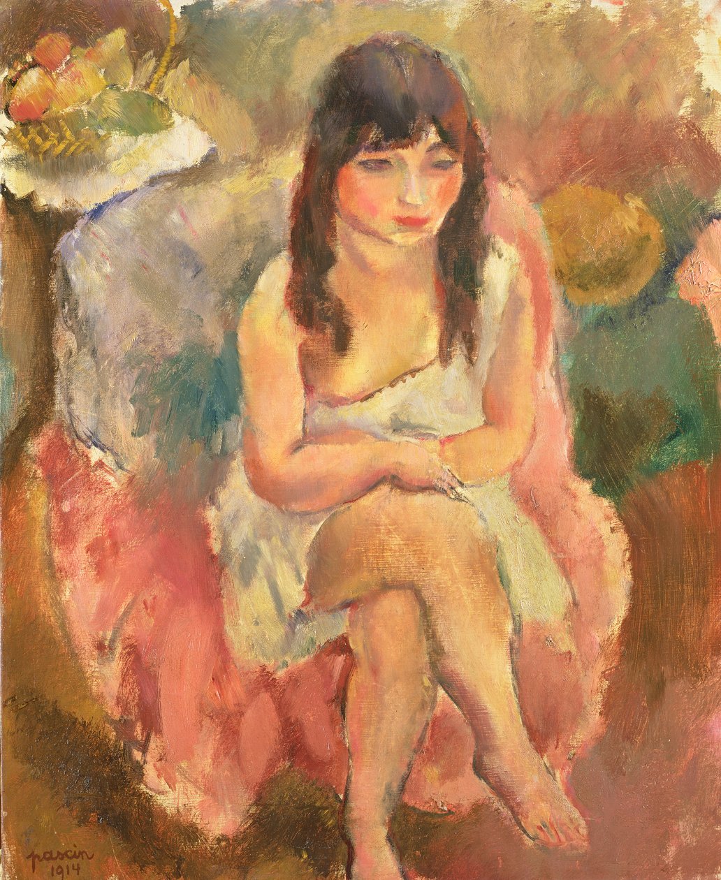 Ülő alak, 1914 alkotó: Jules Pascin